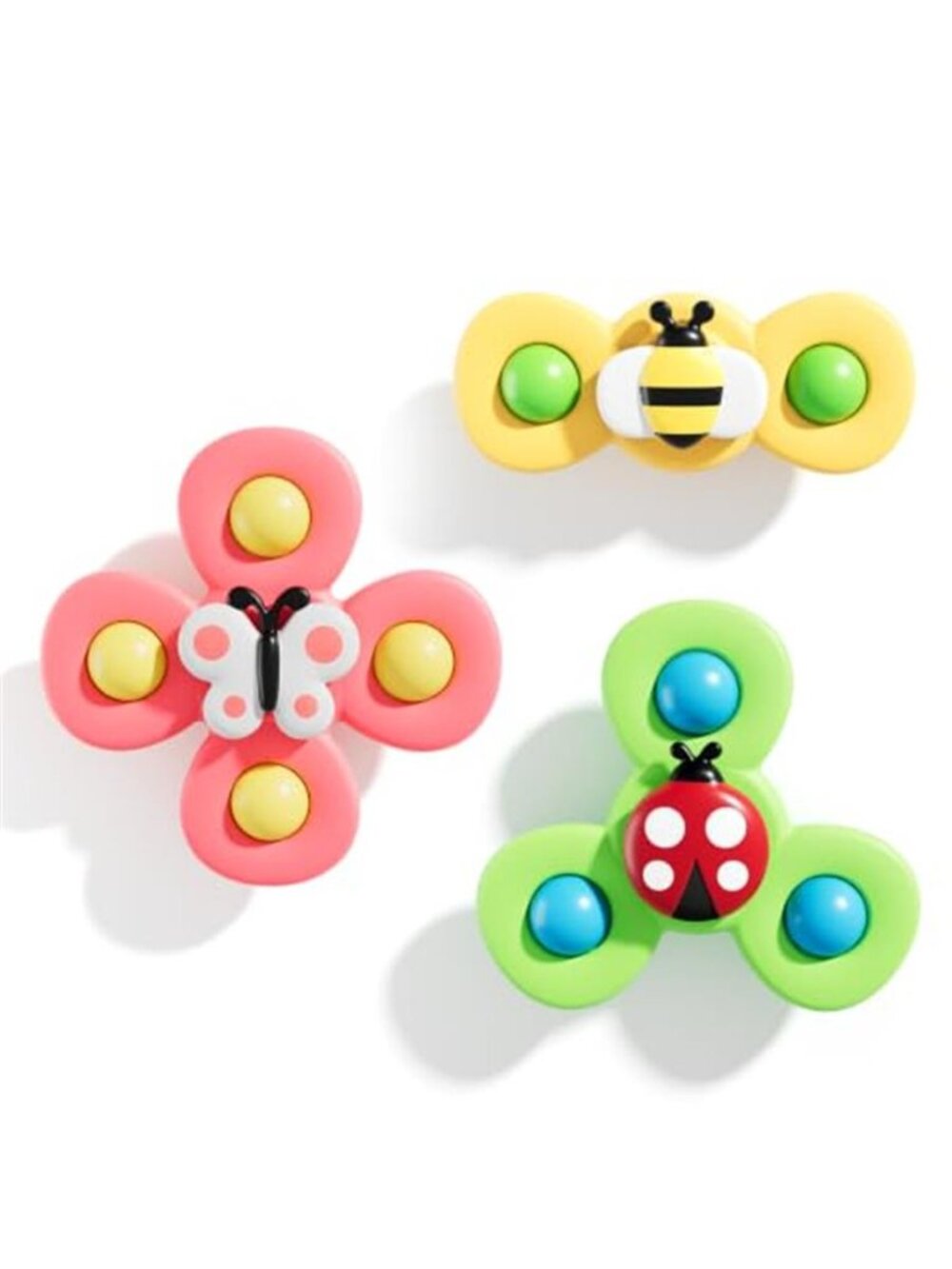 ALASOU Suction Cup Spinner Airplane Travel Toys for 1 Year Old Boy Girl